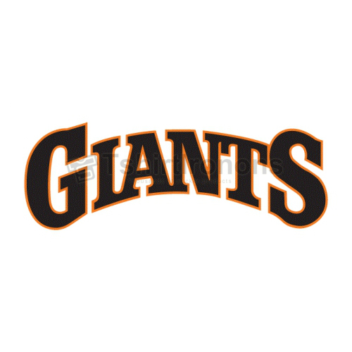 San Francisco Giants T-shirts Iron On Transfers N1895 - Click Image to Close